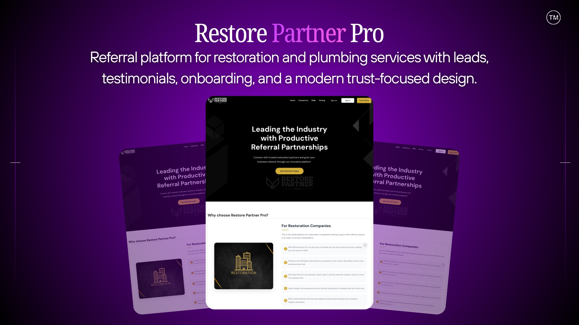 Restore Partner Pro